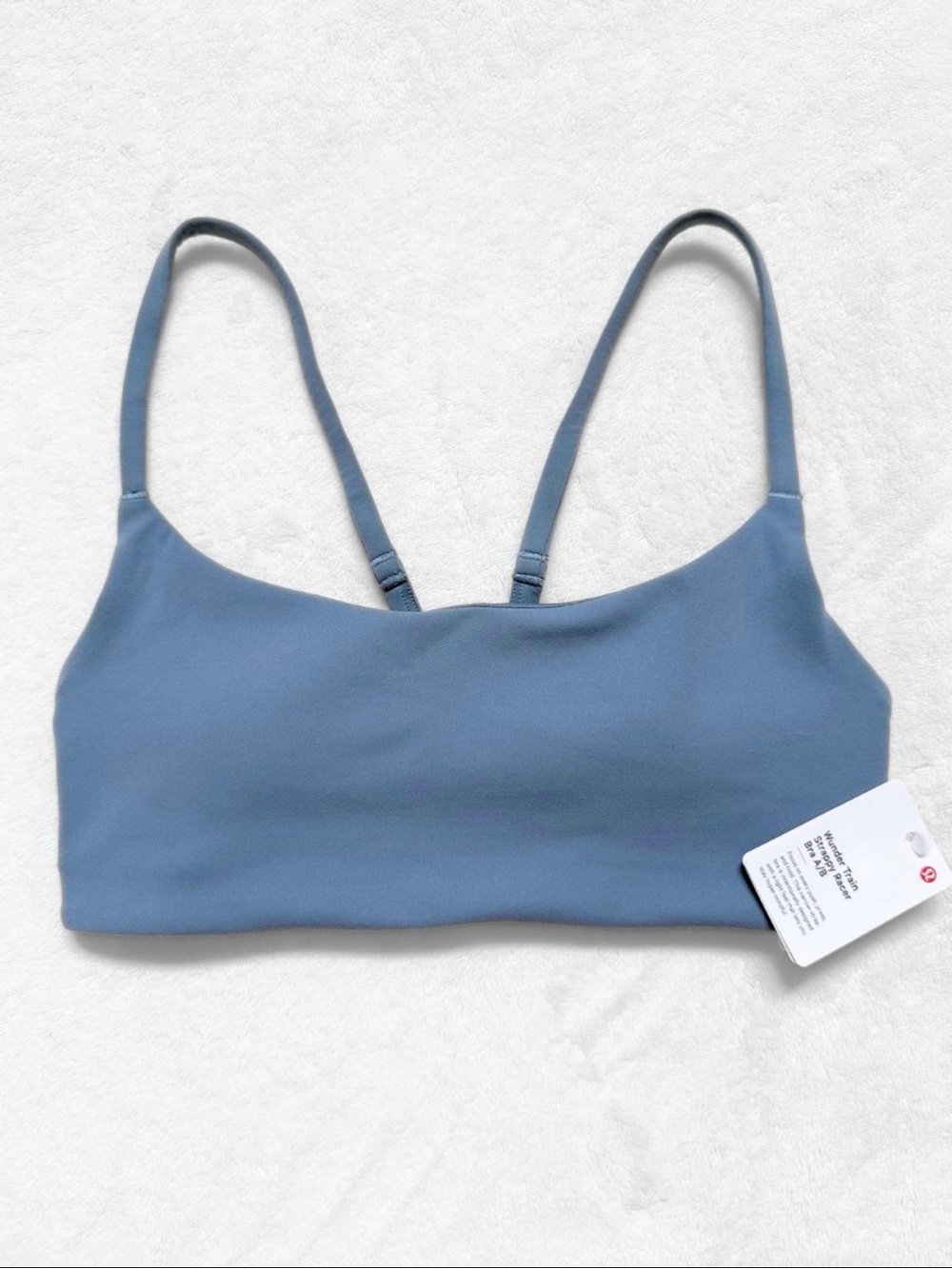 NWT Lululemon SET – Wunder Train Bra + Leggings – Steel Blue – Size 4 (SOLD OUT) - Picture 5 of 13